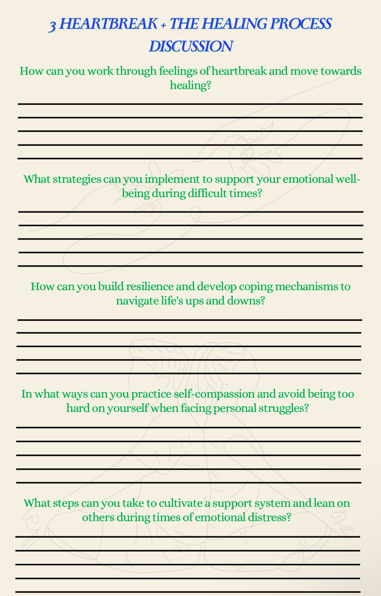 Season I Self Reflection Prompts Ebook