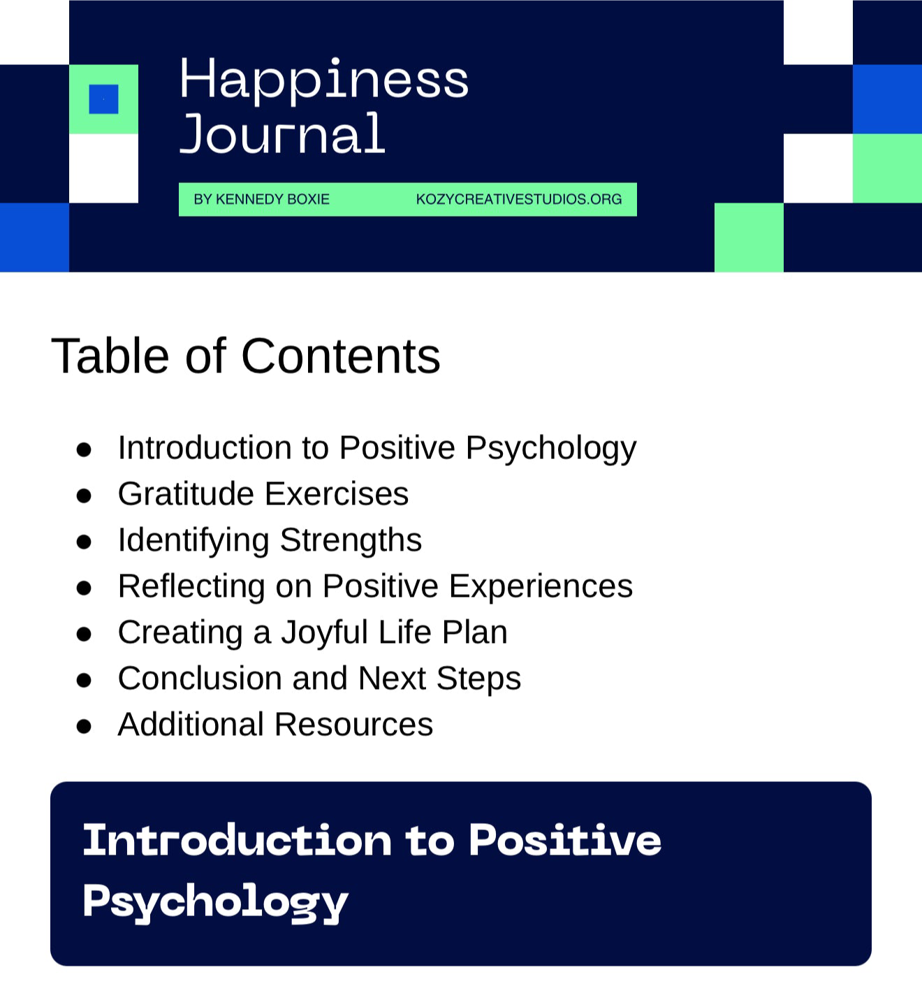 Happiness Journal